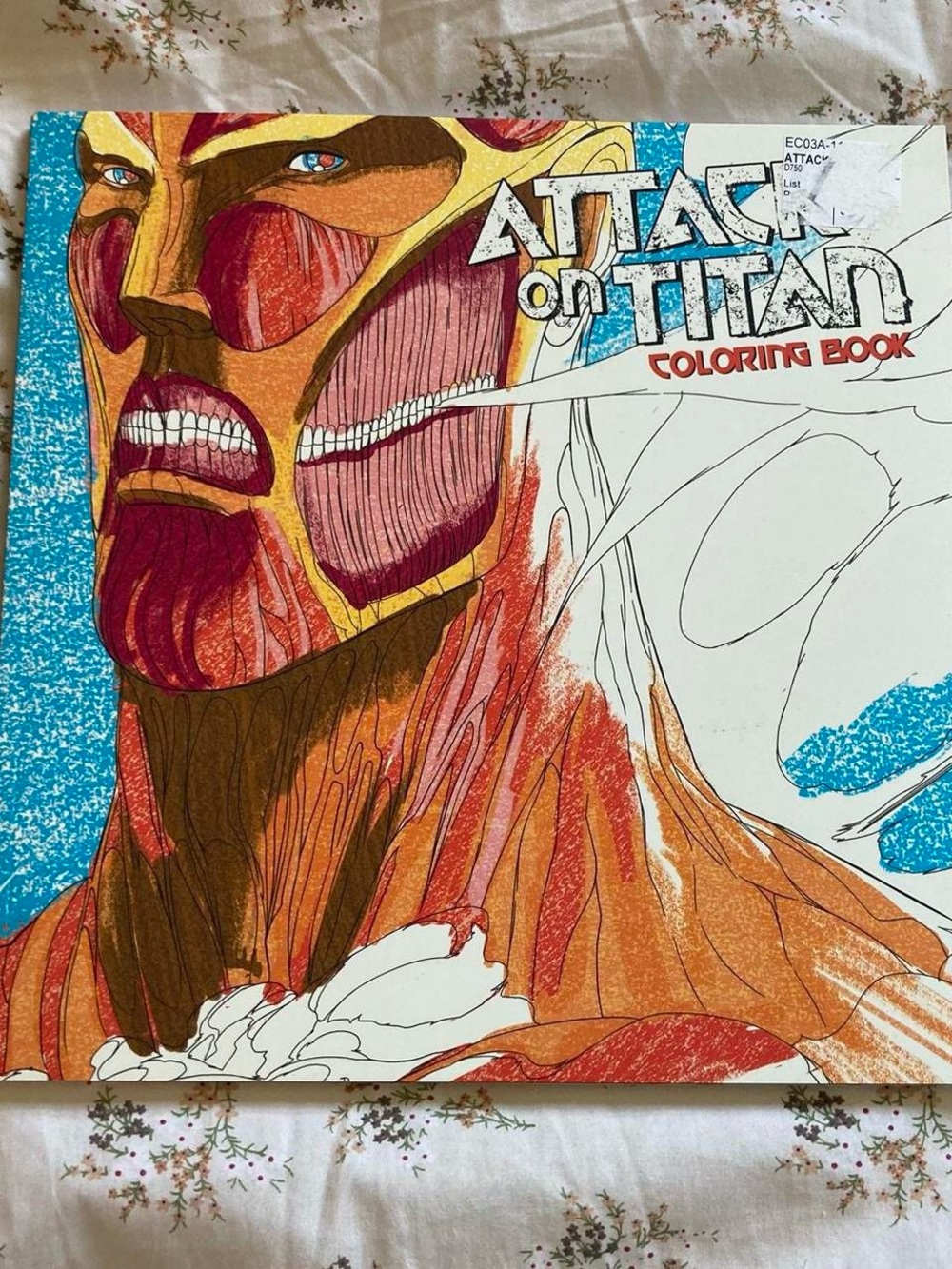 attack on titan coloring book